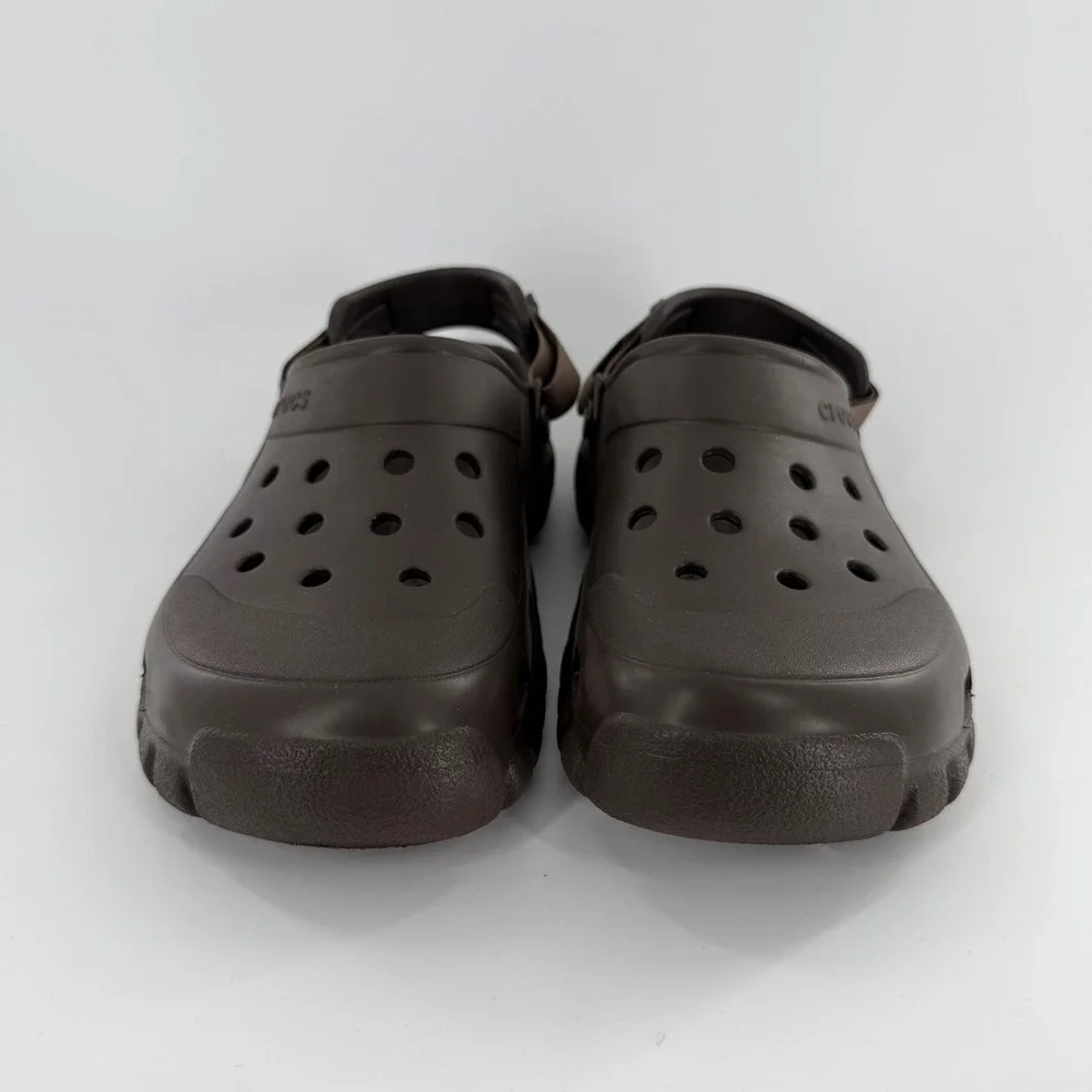 Crocs Offroad Sport Clog Espresso Brown Mens 10 Womens 12 Rugged Outdoor Sandal